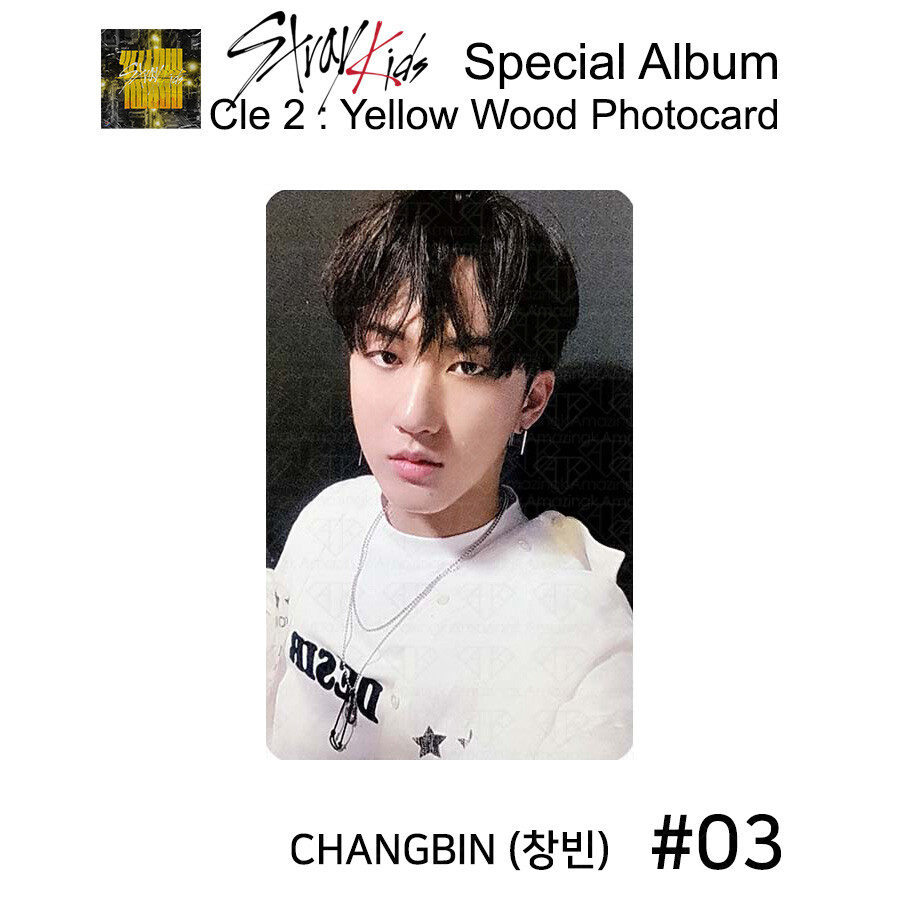 STRAY KIDS Special Album Cle 2 Yellow Wood Offcial Photocard | eBay
