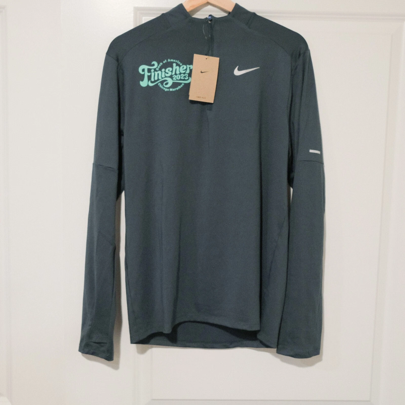 Nike Dri-FIT Element Men’s Top Bank Of America Chicago Marathon FD2682-328 Sz S