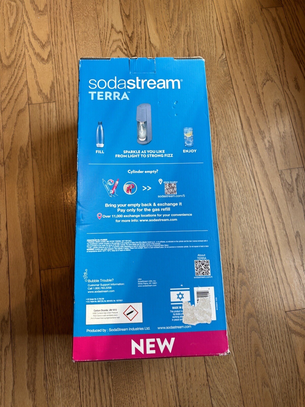 SodaStream Terra Sparkling Water Maker Kit + 3 Bubbly Flavor Drops! 818558027697 eBay