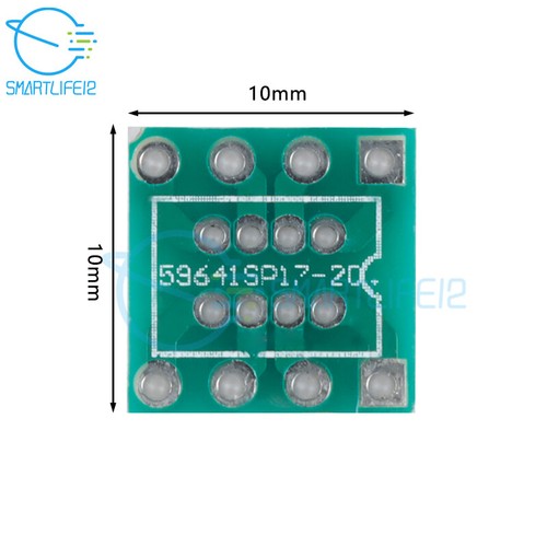 DIP8/SOP8 Adapter Board IC Test Socket 1.27mm to 2.54mm Pitch Converter - Picture 3 of 5