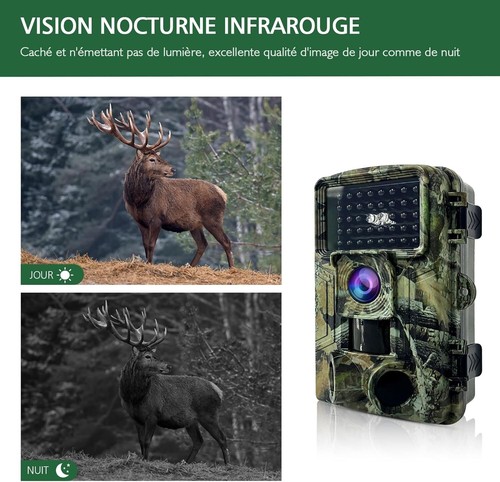 Fototrappola PROFESSIONALE 4K fotocamera da caccia visione notturna infrarossi - Foto 4 di 7