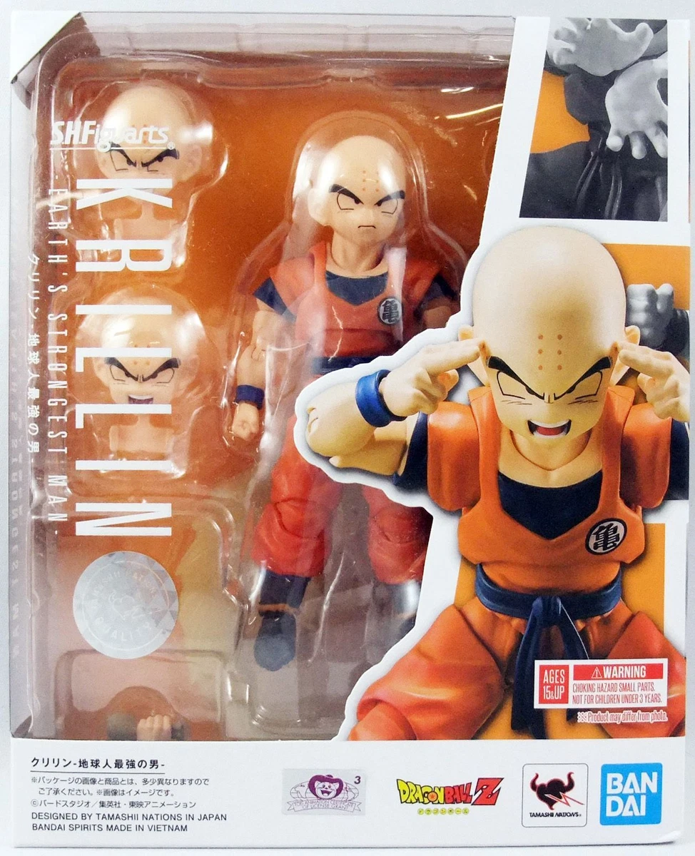  Tamashi Nations - Dragonball Z - Krillin Earth's Strongest Man,  Bandai Spirits S.H.Figuarts : Toys & Games