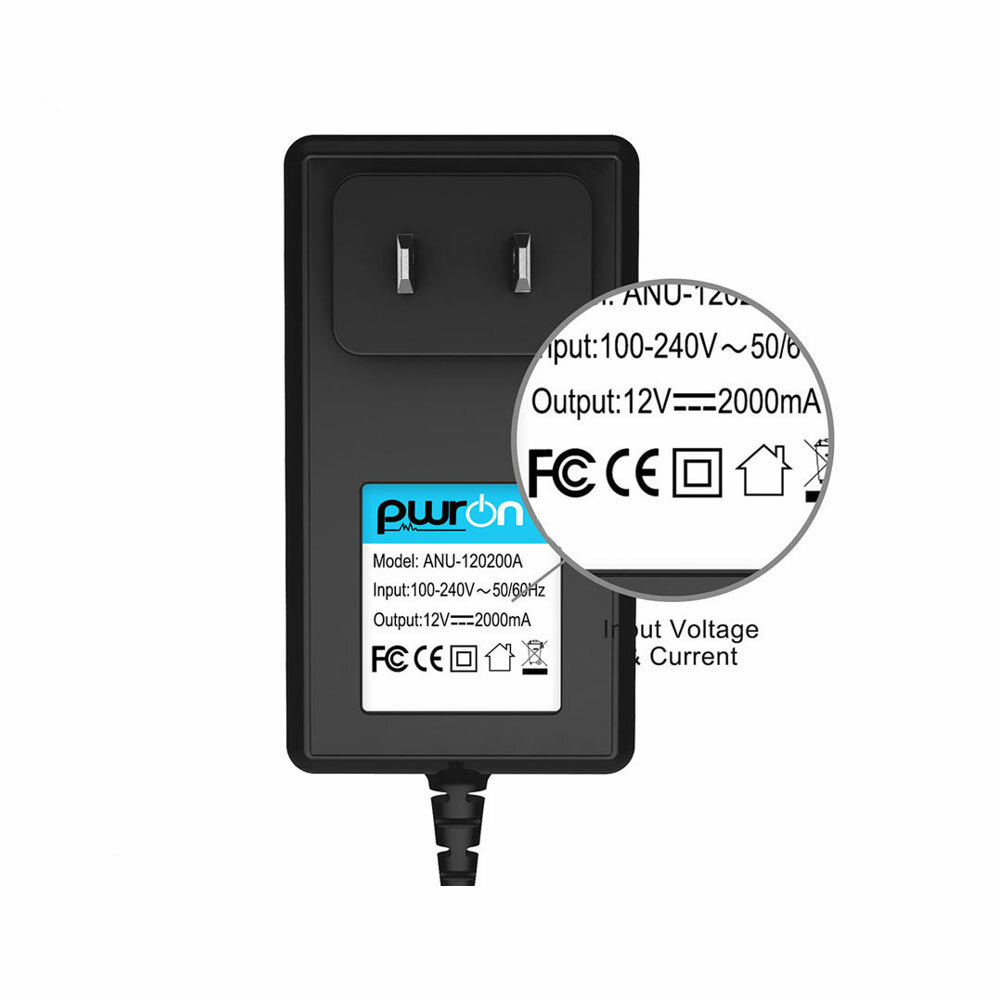 KURKUR 12V 2A AC DC Adapter For CS Model CS-1202000 Wall Home