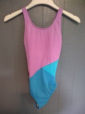 stained bottom Lands' End Girls One Piece Swimsuit 14 J