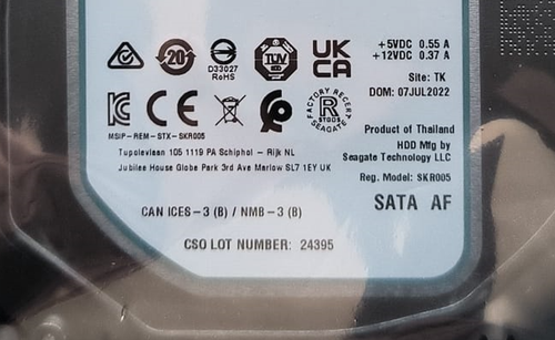 HDD Seagate Barracuda 2TB Disco Interno3.5’’ SATA SMR ST2000DM008 Ricerti_ficato - Photo 5/6