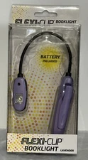 New FLEXI-CLIP Booklight W/battery Purple Lavender New