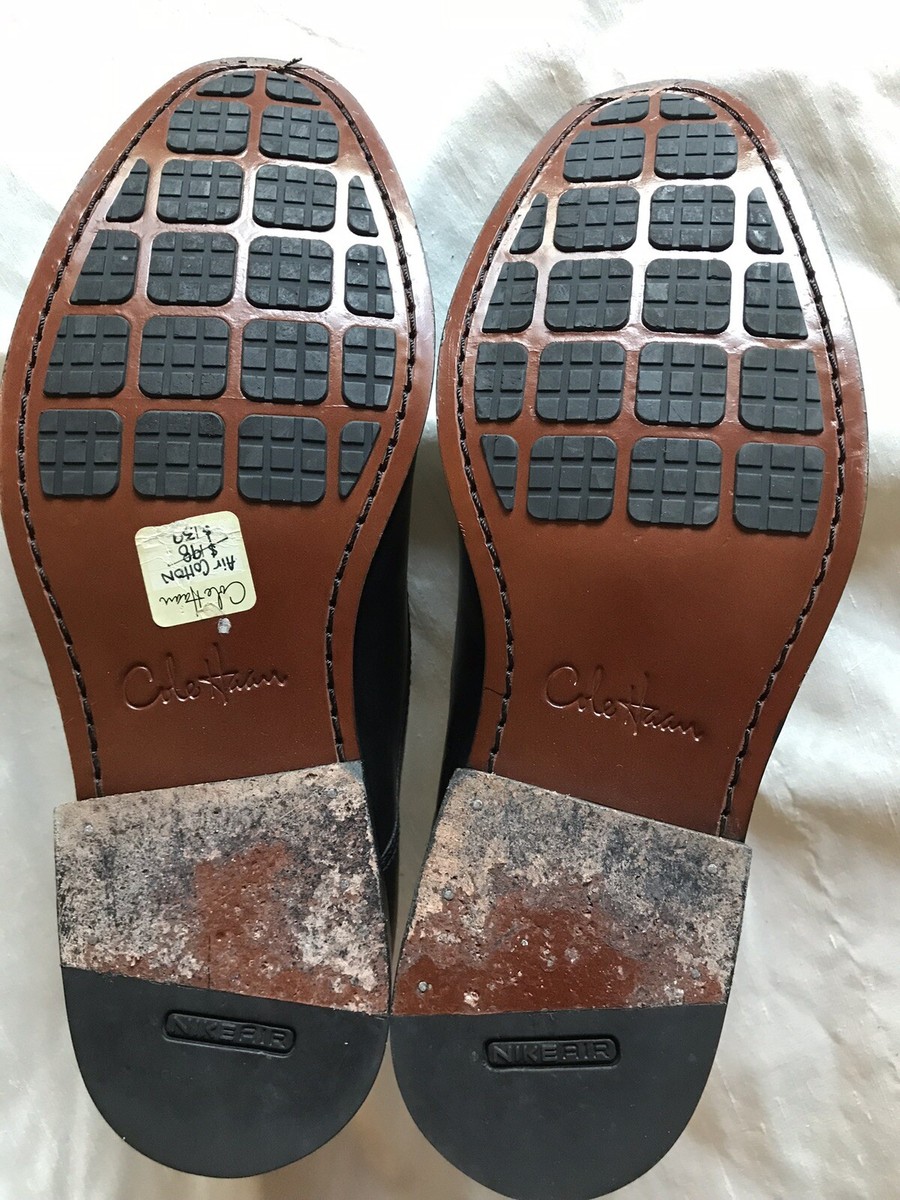 Cole Haan Air Colton Black Leather Lace Up Shoes NikeAir  display picture 1