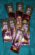 Lot of 7 Sea For Yourself Transfer Resistant White Bronzer Tanning Lotion Packet