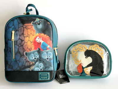 Loungefly Brave Merida & DunBroch Bears Hiding Disney Pixar Backpack Loungefly Disney Pixar Brave Merida & DunBroch Bears Mini  main image 2