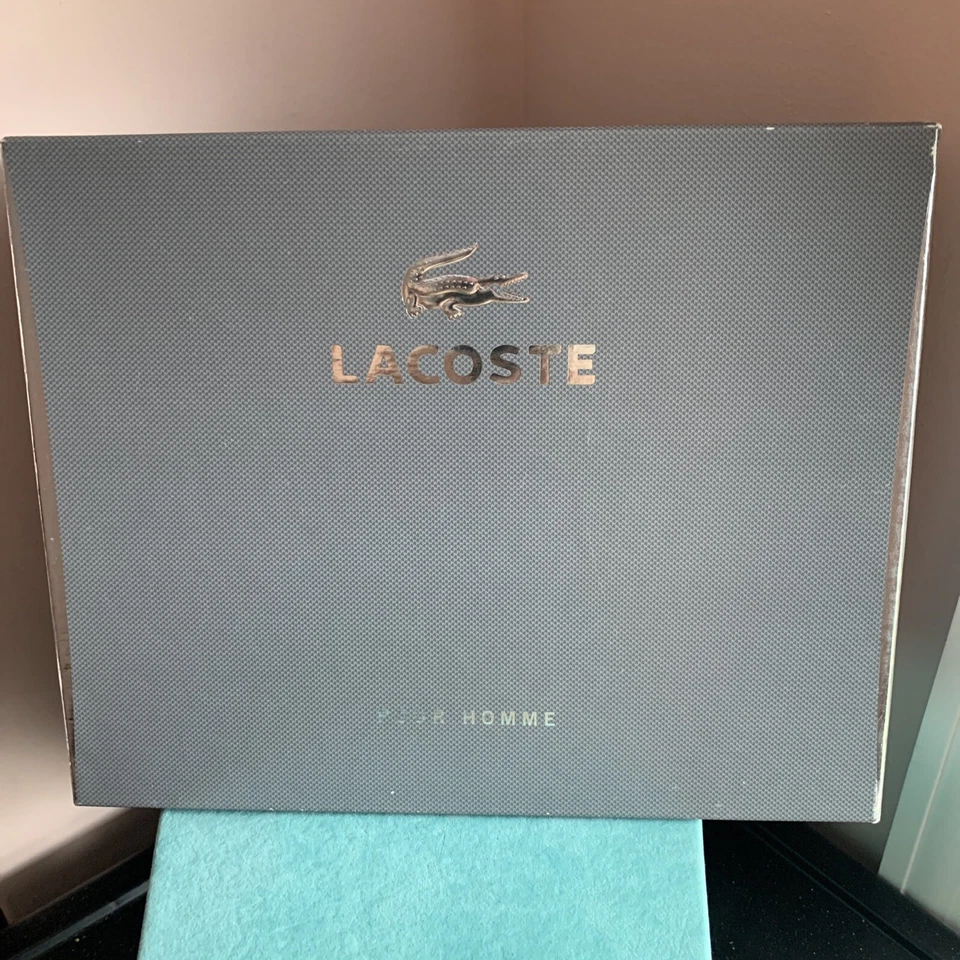 VINTAGE RARE LACOSTE ORIGINAL X 2 PIECE GIFT SET EDT & AFTER SHAVE LOTION NIB - Image 2 of 4