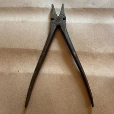 Antique Fencing Cutting Pliers Steel Vintage RARE