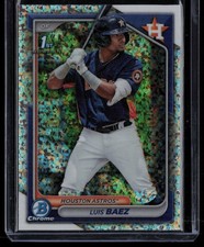 LUIS BAEZ 2024 BOWMAN CHROME PROSPECTS MINI DIAMONDS RC HOUSTON ASTROS #BCP-66