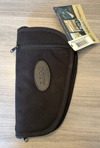 NEW Boyt Heart-Shaped Soft Pistol Case 12" Canvas Black (w/ Original Tag)
