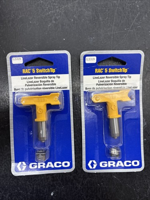 #ad 2 Graco RAC 5 LineLazer Reversible Spray Tip LL5319 $84.98