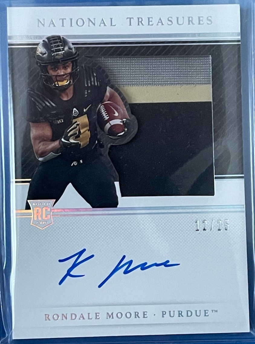 2021 Panini National Treasures Collegiate - Rondale Moore /25 RPA
