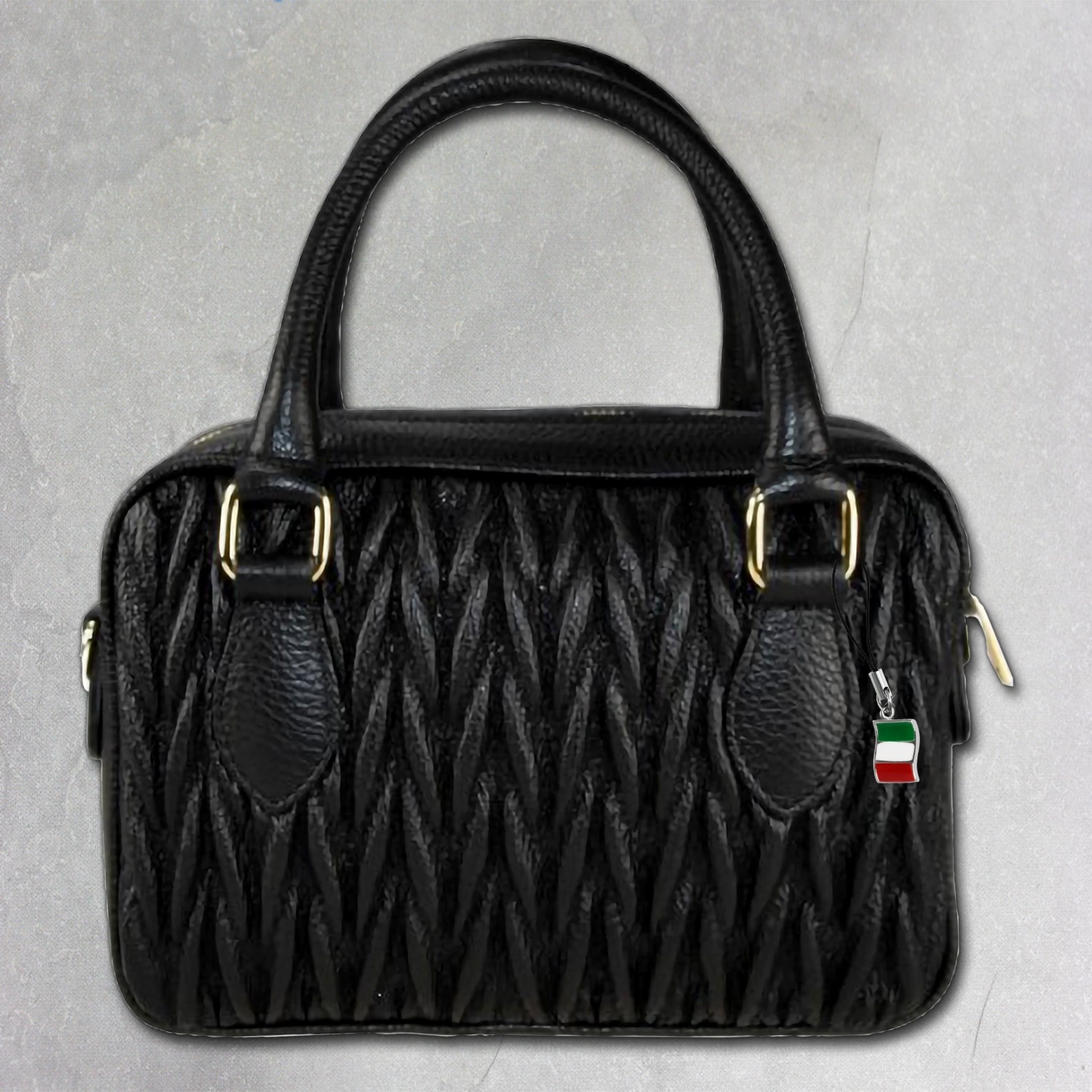 Borsa Da Donna Florence, Borsa A Spalla In Pelle Nera OTM815S
