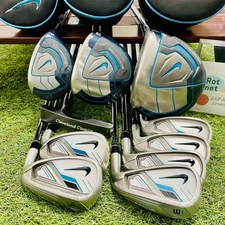 NIKE Slingshot FullSet 1w 3w 4ut Iron 6-9PwSw 10Pics Uni Flex Golf RH Mens Used