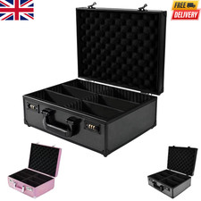 Trading Card Storage Box with Combination Lock, Sports Card Case with Removable