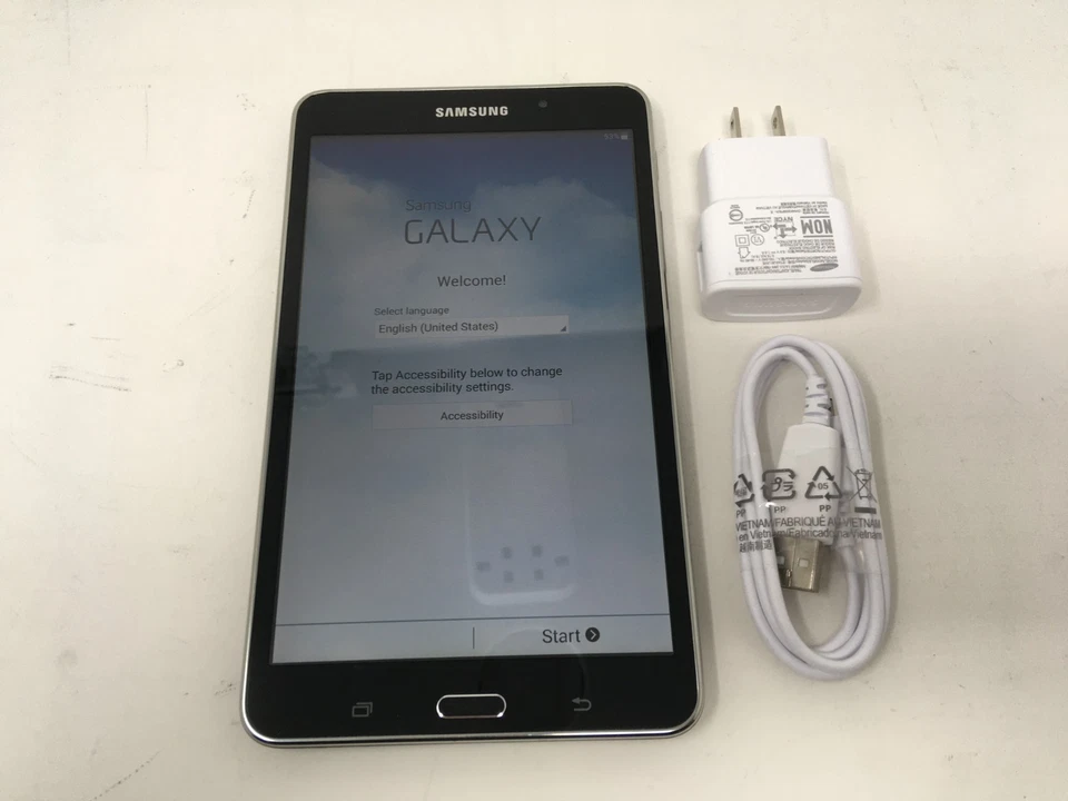 Samsung Galaxy SM-T230NU Tablet 8GB-7in -1.5GB Ram- Black- Tested and Reset - Image 2 of 4