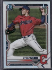 2021 Bowman Draft #BDC-57 Ryan Webb Chrome Refractor