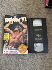 WWF Rampage 92 Coliseum Home Video Vintage Rare VHS WWE