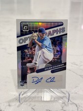2022 Donruss Optic #OG-DC Dylan Coleman Optigraphs Silver Prizm Rookie Auto - RC