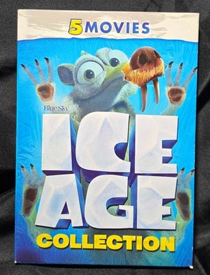 Ice Age: 5-Movie Collection DVD Set (1-5) - MINT Discs - Tested & Working