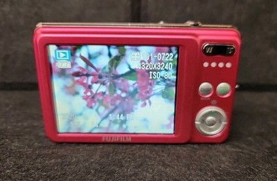 Fujifilm FinePix J27 10.2MP Digital Compact Camera Pink With