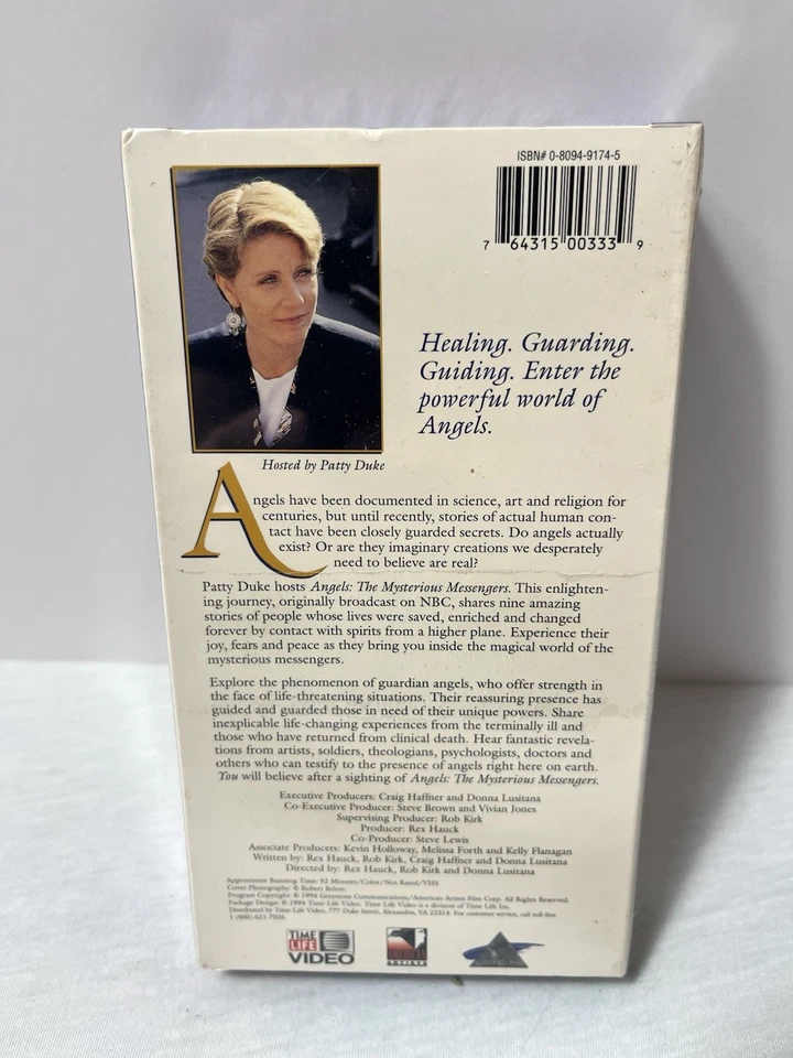 Angels The Mysterious Messengers VHS Hosted Patty Duke Time Life Release SEALED - Image 2 of 4