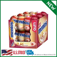 Mentos Pure Fresh Sugar-Free Chewing Gum with Xylitol, Cinnamon, 90% Recyclable