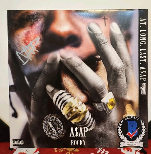 ASAP Rocky Autographed Signed At Long Last A$AP Vinyl Rapper Rihanna Ferg COA