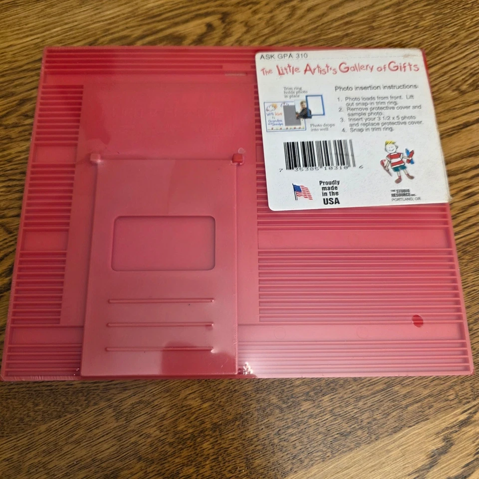 NWT Little Artists Gallery Gifts Christmas Photo Frame Naughty Nice Ask Grandpa - Image 2 of 4