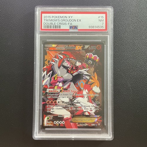 Team Magma's Groudon-EX graded PSA 7 for sale on eBay