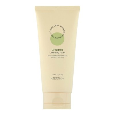 Missha Creamy Latte - Cleansing Foam Green Tea 172ml