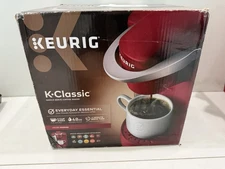Keurig K-Classic Single-Serve K-Cup Pod Coffee Maker - K50 - Rhubarb Red