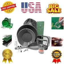All-in-One Gold Panning Kit with Portable Sluice – Featuring Miners Moss, Gol...