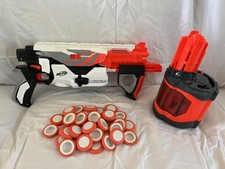 Nerf Vortex Pyragon Disc Blaster With Drum Magazine and 38 Discs