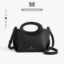 MOSSDOOM Renata Bag For Women PU leather Shoulder Simple Korean Fashion Black