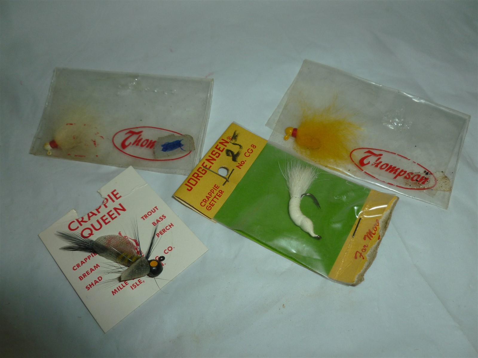  4 Vintage Packaged Unused Fishing Jigs  Lot M-852