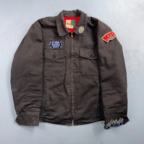 VTG WearGuard Mechanic Work Jacket Workwear New Found Glory Rock Detroit Music - product listing photo