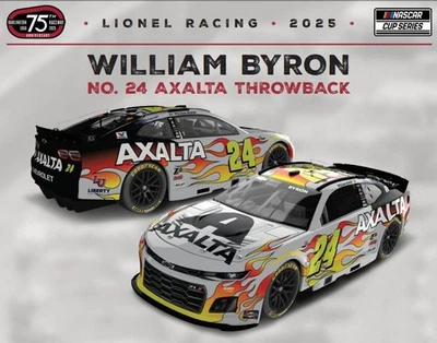 ウィリアム・バイロン 2025 AXALTA Chevrolet William Byron NASCAR Axalta #24 Chevrolet Camaro (2025) Huge 3x5