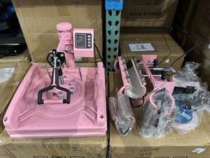 15x15” 8 In 1 Heat Press Machine With 30oz Tumbler Press Lightly Used