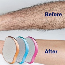 1pc Unisex Reusable Painless Hair Eraser Exfoliation Hair Removal Tool Durable