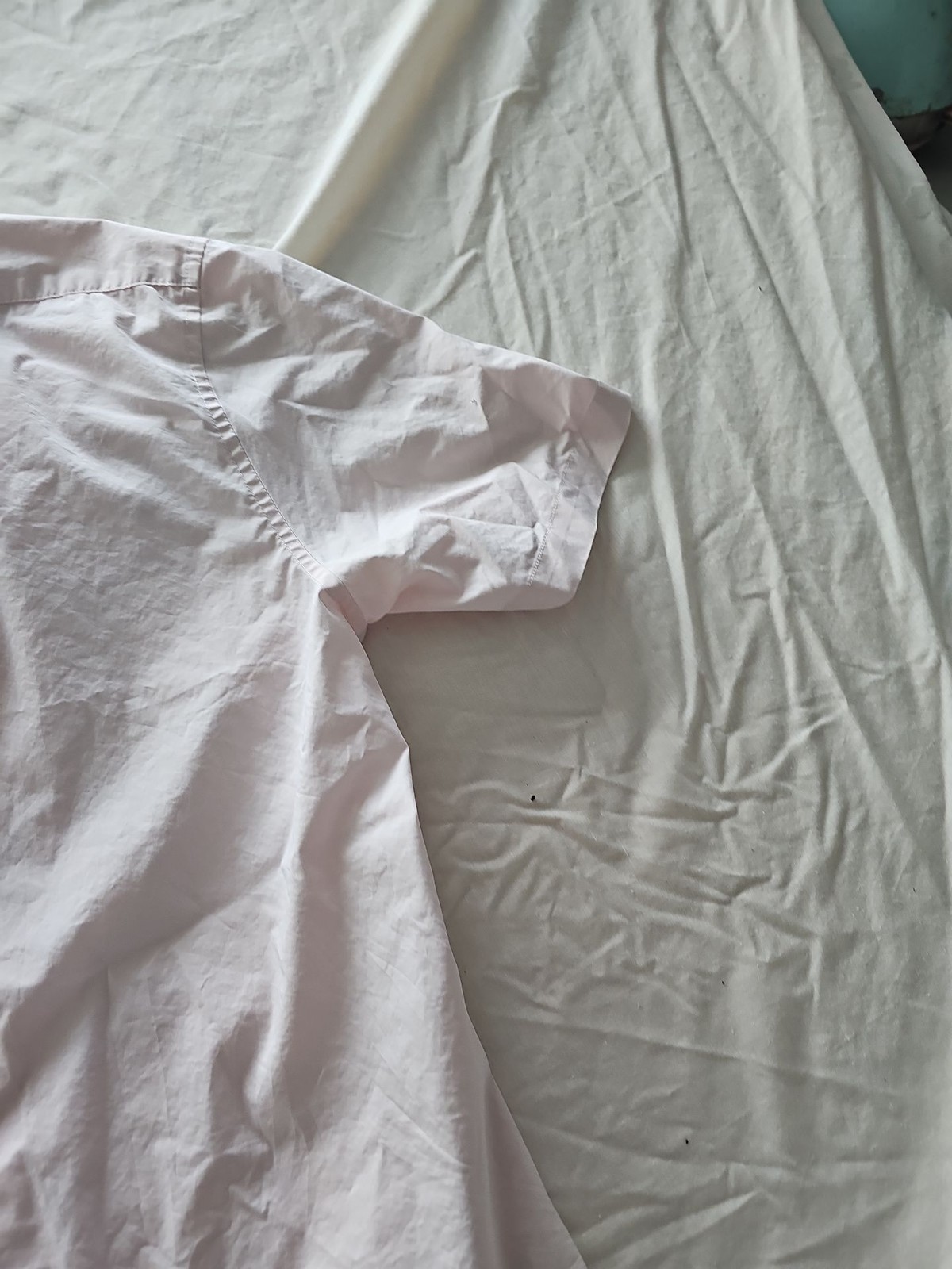 Topman Pale Pink Short Sleeve Button-Down Shirt XXL A442 image 4