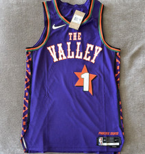 Nike Phoenix Suns Booker City Edition NBA Jersey Men's Size 44 Purple
