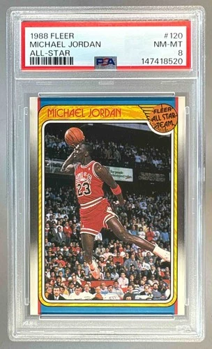 1988 Fleer 120 Michael Jordan PSA 8 147418520