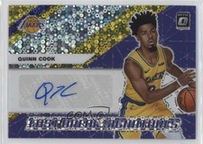 2019-20 Donruss Optic Fast Break Signatures Gold Prizm 9/10 Quinn Cook Auto 13st