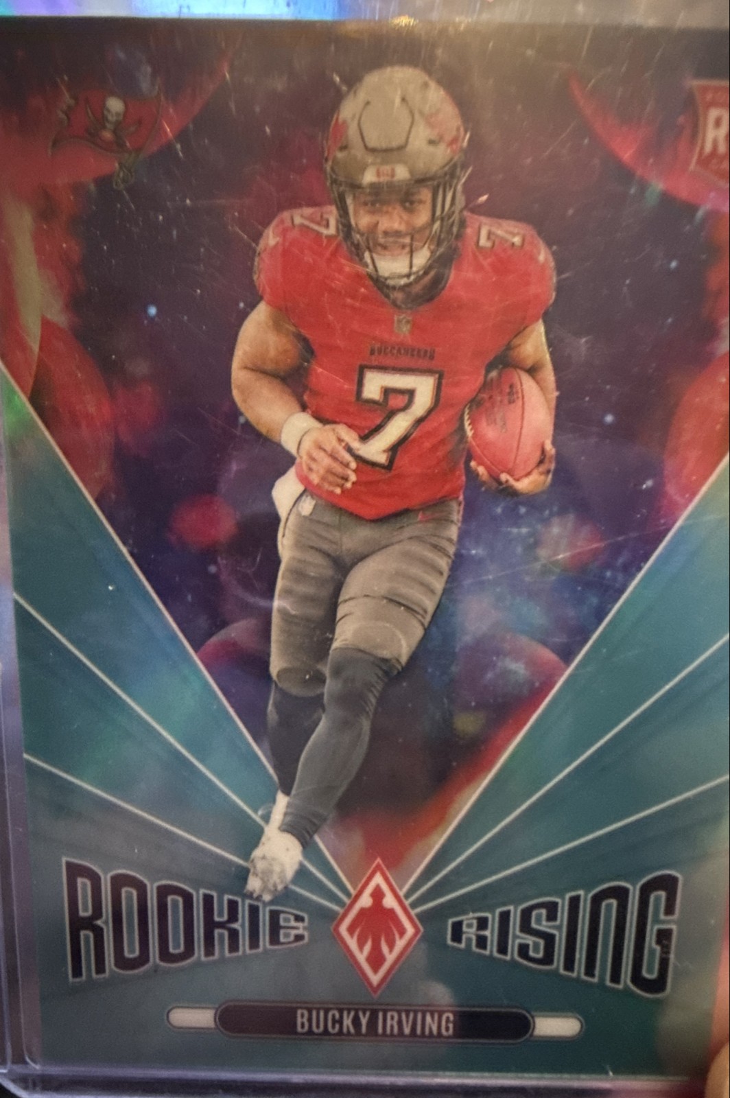 2024 Panini Phoenix - Rookie Rising Bucky Irving #RR-BIG Teal /40 (RC)