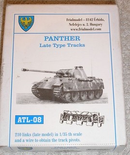 FRIULMODEL METAL TRACKS FOR GERMAN 1/35 PANTHER LATE MODEL