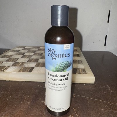 Sky Organics, 100% Pure Fractionated Coconut Oil, 8 fl oz (236 ml)